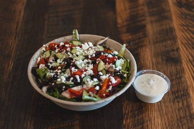 MEDITERRANEAN CHICKEN SALAD.